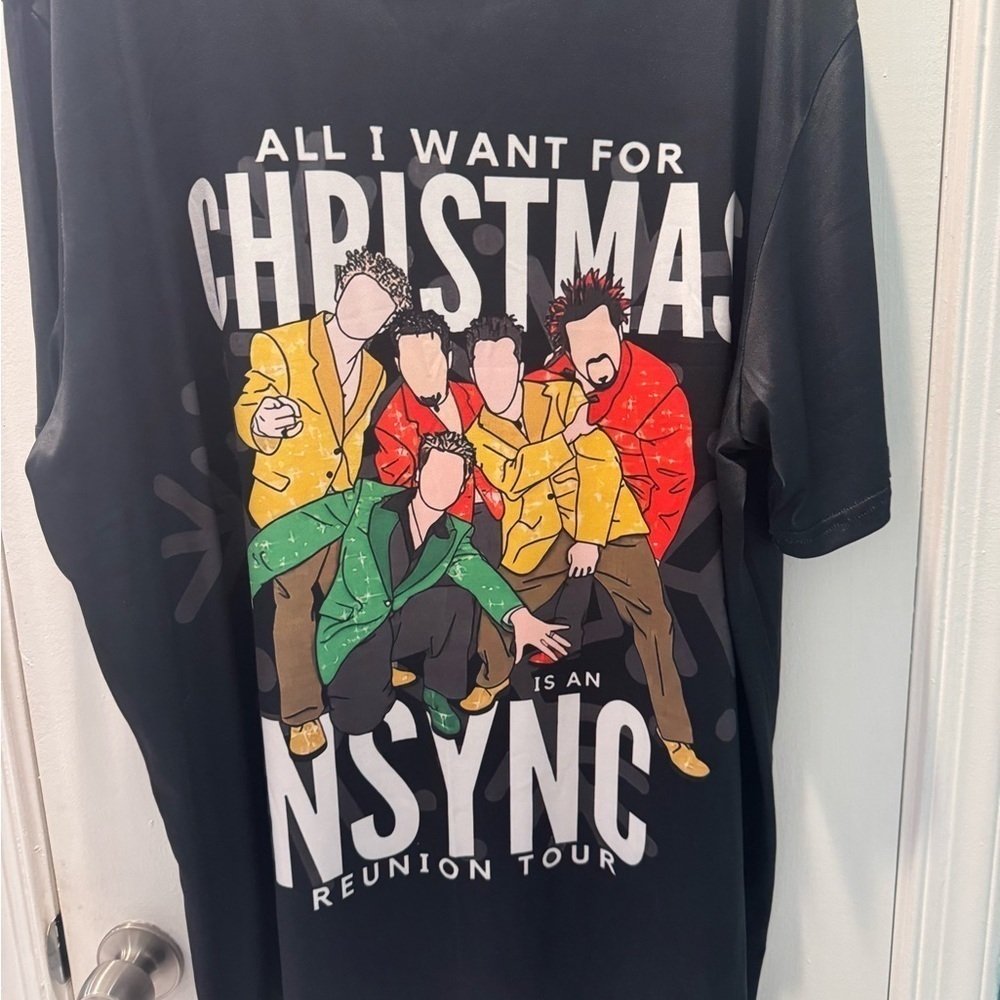 NWOT *Nsync Christmas Pajama Set - Picture 2 of 9